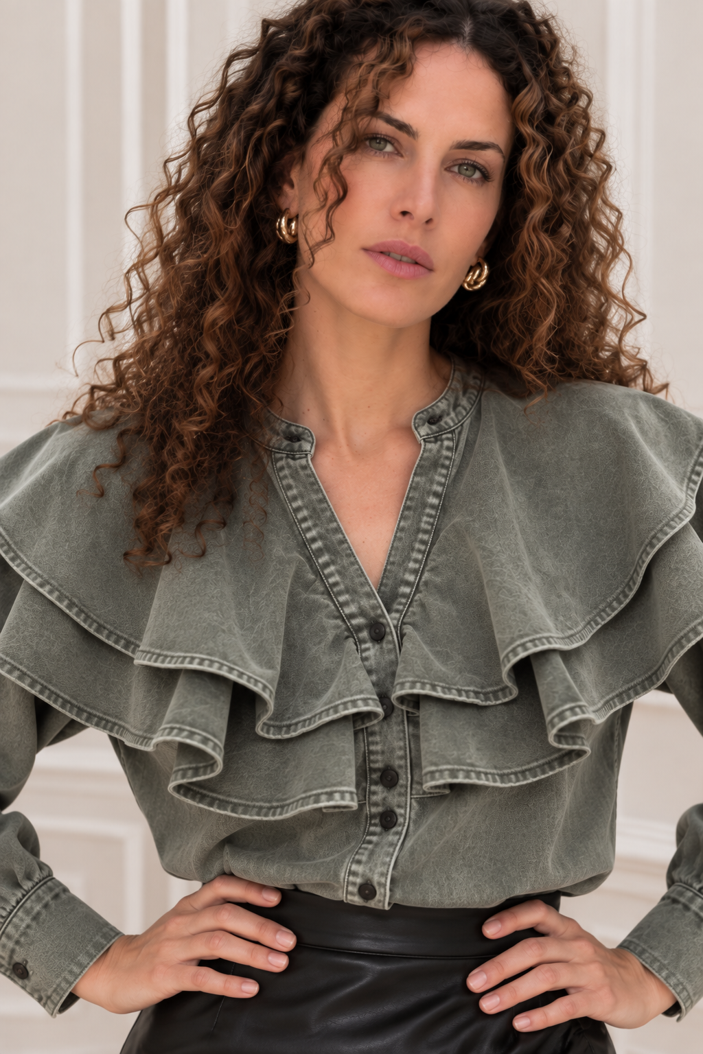 Blouse Mila - kaki