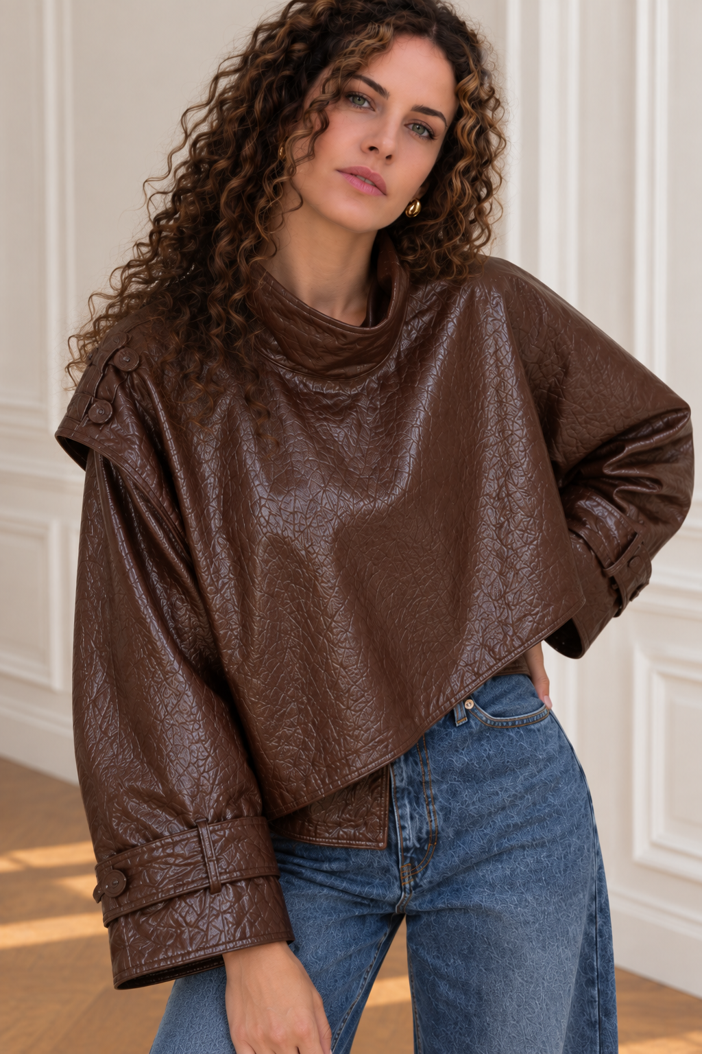 Veste Daphnée - chocolat