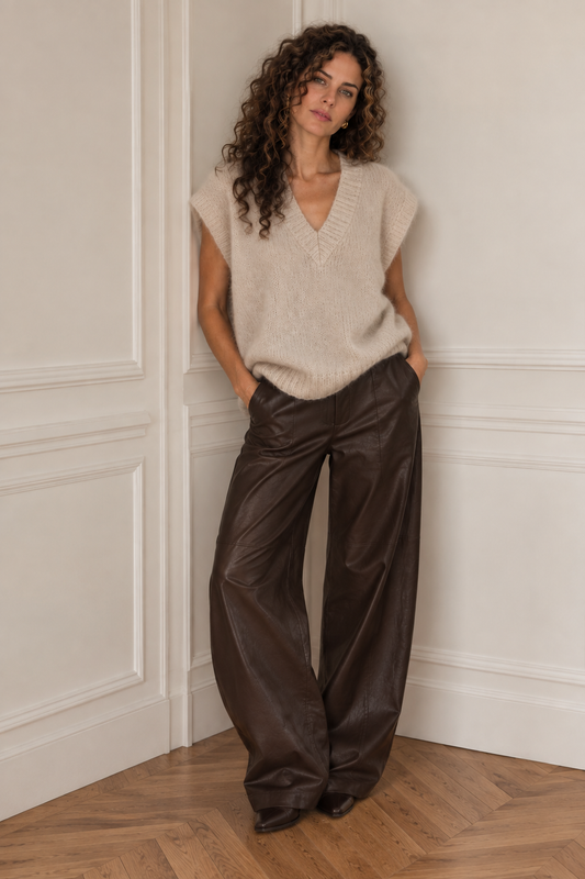 Pull Typhaine - kid mohair ivoire