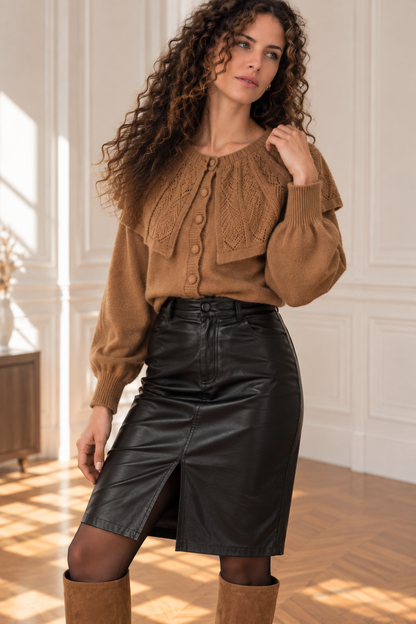 Gilet Mathilde - camel