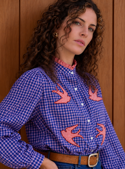 Chemise Camille - bleu