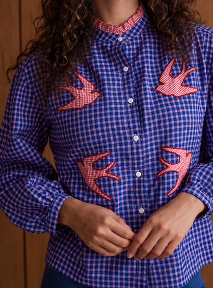 Chemise Camille - bleu