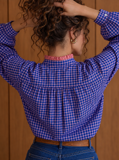 Chemise Camille - bleu