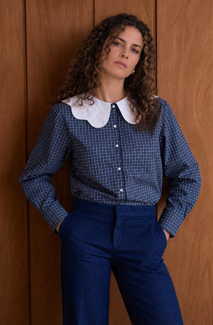 Chemisier Margaux - marine