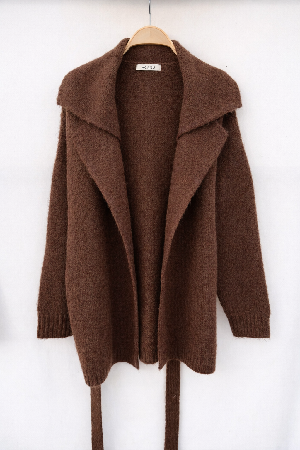 Gilet Inès femme coupe longue 74cm - vue de face