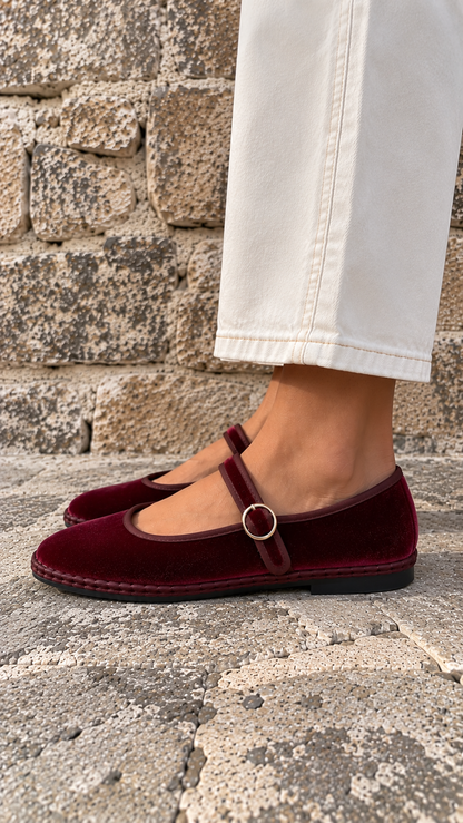 Ballerines Mérédith - Bordeaux