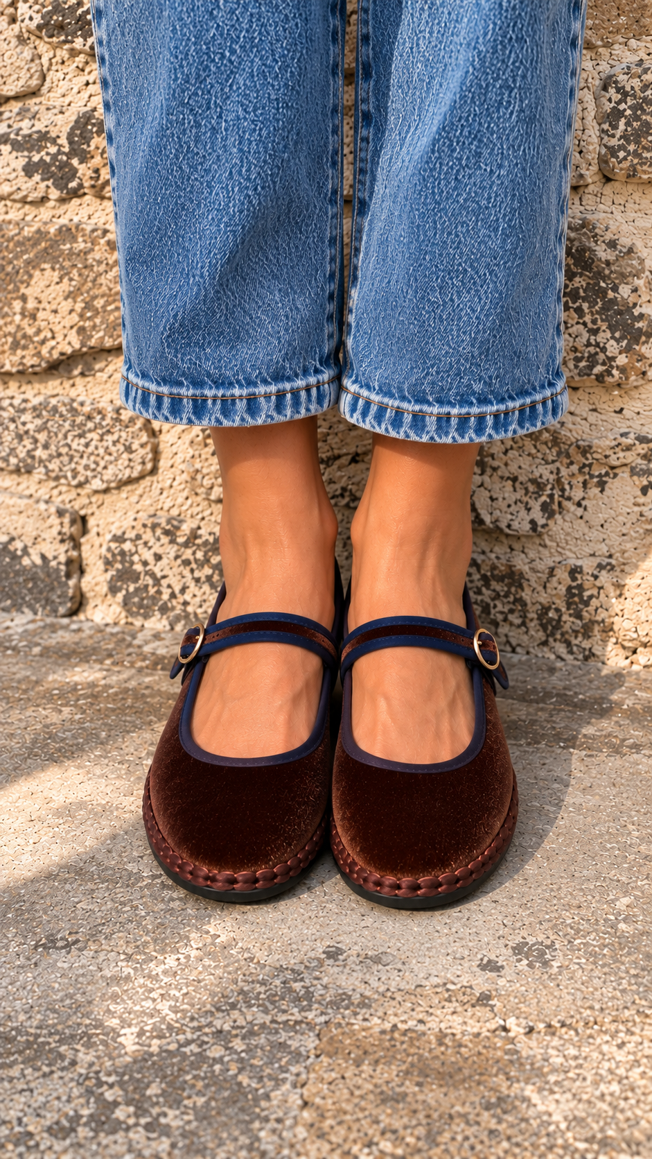 Ballerines Mérédith - Choco et Marine