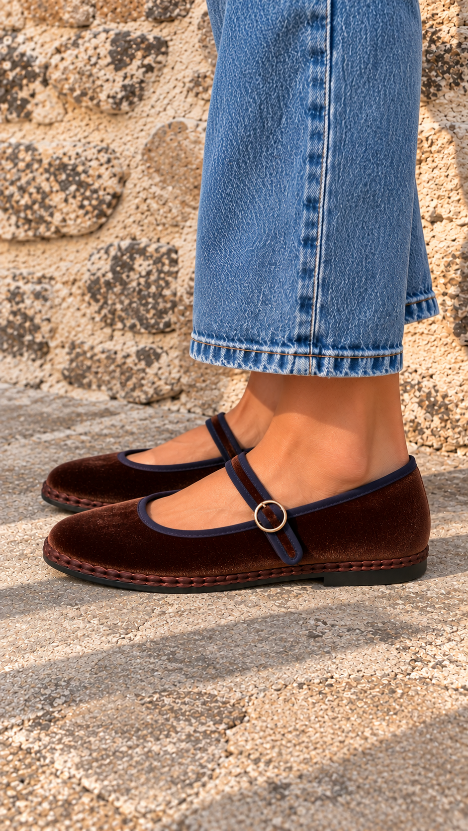 Ballerines Mérédith - Choco et Marine