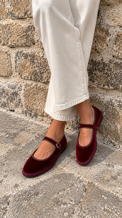 Ballerines Mérédith - Bordeaux