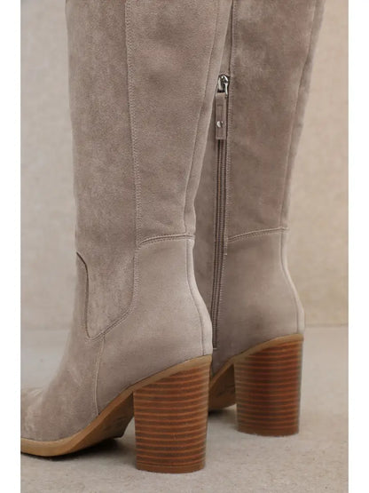 Bottes Fiona - Taupe clair