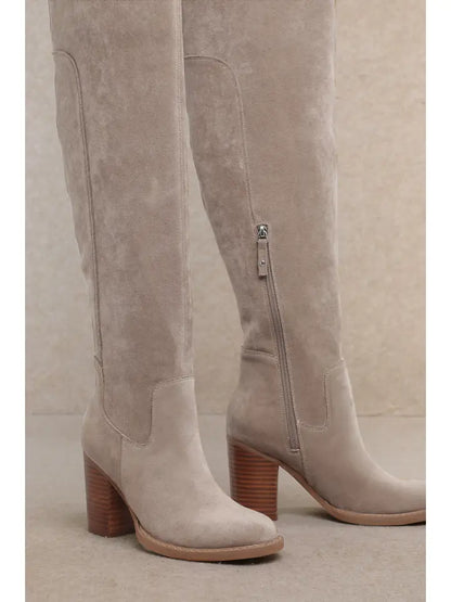 Bottes Fiona - Taupe clair